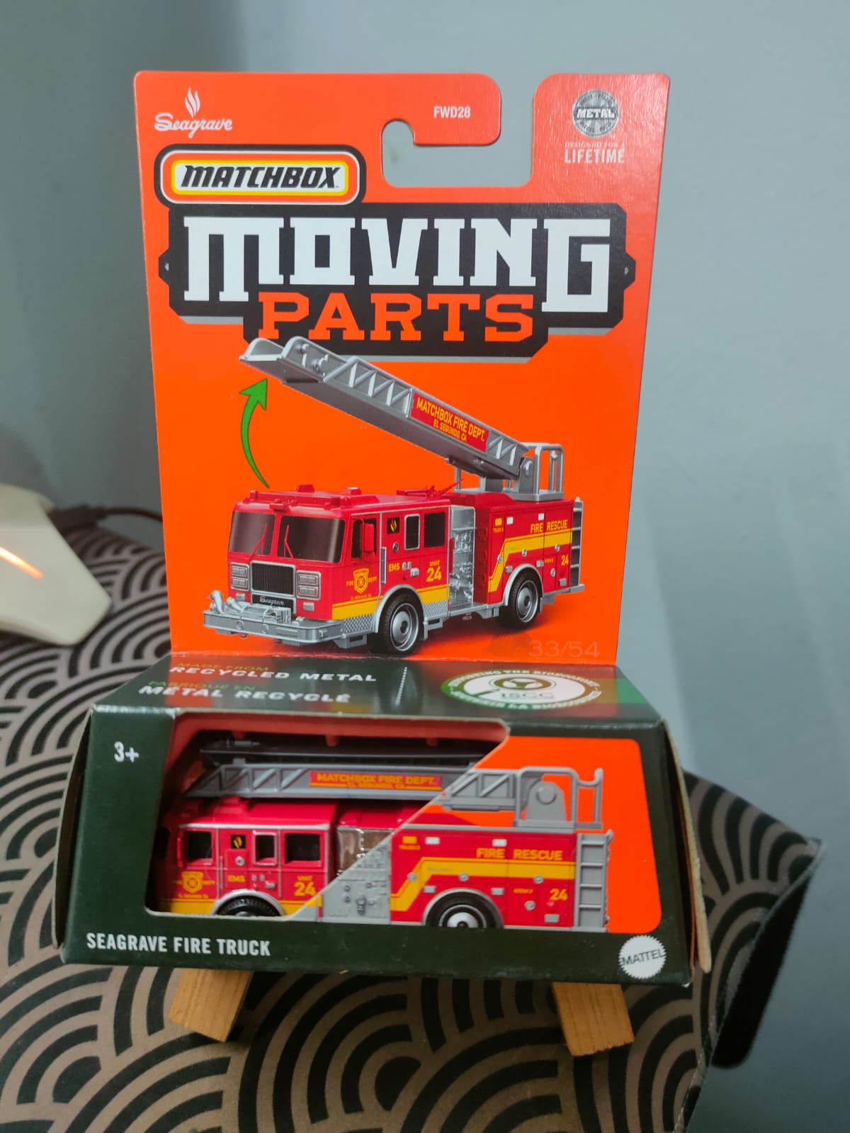 Matchbox Moving Parts Seagrave Fire Truck